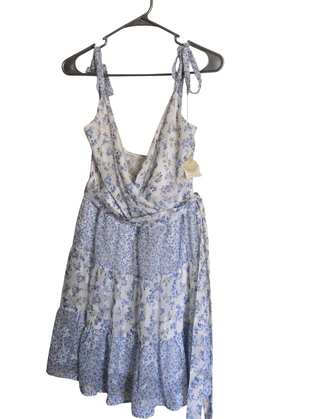 Altar'd State Blue and White Floral Sundress